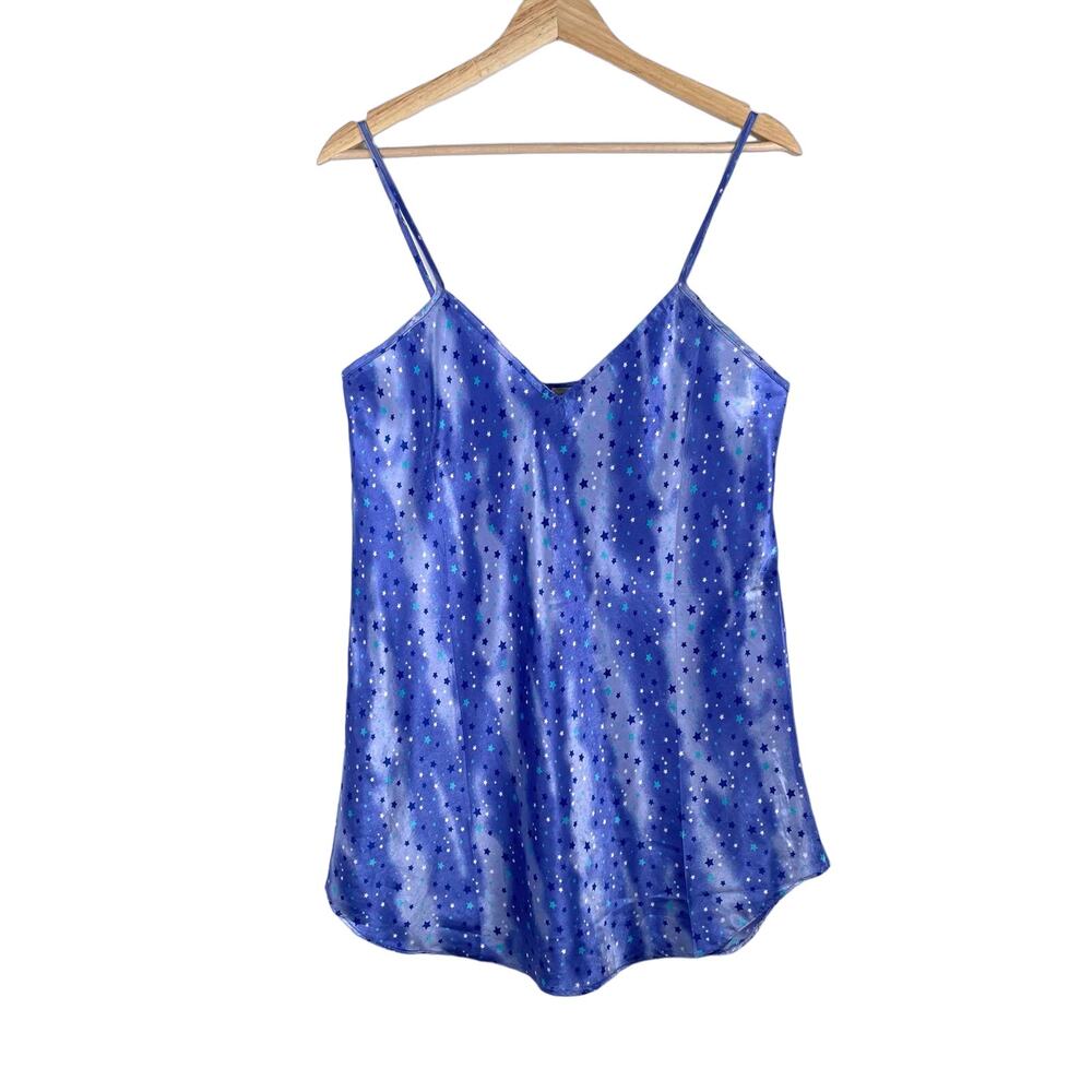 y2k Blue Star Slip Dress Nightie - Size M